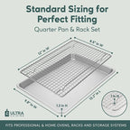 Ultra Cuisine Quarter Sheet Pan - Image 2