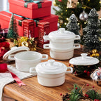 Lareina Mini Cocotte - 12oz Ceramic Casserole Dishes - Kitchen Casserole Sets - - Image 2