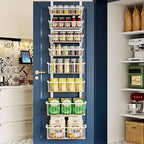 Over The Door Pantry Organizer, 8-Tier Over The Door Organizer by MSERCUOR