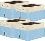 BALEINE 4 Pack Fabric Closet Storage Bins by BALEINE