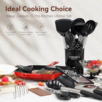 Silicone Cooking Utensils Set, NCUE 35 Pcs Kitchen Utensils Set - Image 2