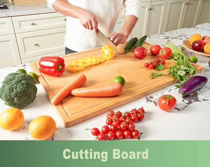 Allsum 36x24" Bamboo Cutting Board - Image 3