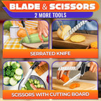 Cutting Board Scissors for Food – 6-in-1 Kitchen Shears - Image 6