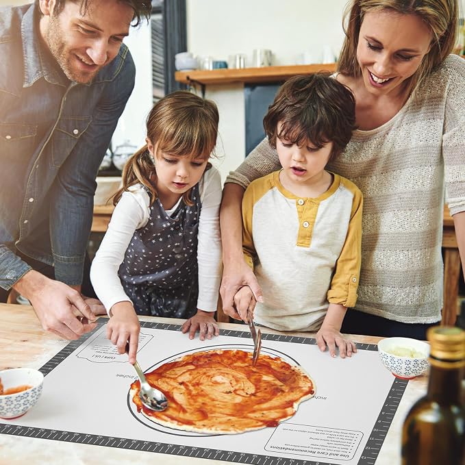 Silicone Baking Mat with Measurement, Non Stick Pastry Mat - Image 6