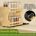 BAMEOS Pull Out Spice Rack Organizer - Image 3