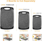 Viretang Plastic Cutting Boards Set of 3 Extra Large - Image 2