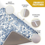 Chinoiserie Floral Dish Drying Mat - Image 3