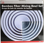 Chef Craft Eco Bamboo Fiber Mixing Bowl Set, 6 Piece Set - Image 2