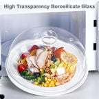 10 Inch Borosilicate Glass Microwave Splatter Cover - Image 7