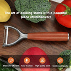 Premium high-end rosewood handle and 304 stainless steel serrated blade - Image 5