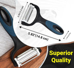 Julienne Peeler Y Peelers for Potato Vegetable Carrot Cucumber & Fruits – - Image 2