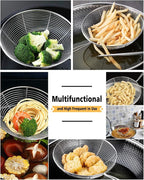 Enhanced Version Stainless Steel Spider Strainer Skimmer Ladle, Pasta Strainer - Image 7