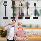 Silicone Kitchen Cooking Utensils Set Kitchen Spatula Set - Image 7
