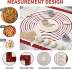 Non Stick Pastry Mat for Rolling Dough Fondant Pie Crust, Macaron Silicone - Image 3