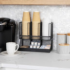 Mind Reader Multipurpose Countertop Organizer, Office Breakrooms, Cup and - Image 2