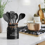 Barnyard Designs Ceramic Farmhouse Utensil Holder - Image 3