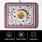 Happy 4th of July Patriotic Dish Drying Mat 16 x 18 Inch US Independence Day - Image 4