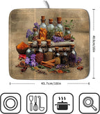 Vintage Kitchen Dish Drying Mat - Image 2