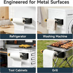 Magnetic Paper Towel Holder for Fridge Strong Magnet Black Kitchen Towel - Image 7