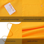 Orange Yellow Apron for Women - Image 4