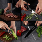Kitchen Knife Set with Block, Chef Knives, Bread Knife, all in one - Image 6