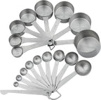 Measuring Cups and Spoons Set, 18/8 Stainless Steel Measuring Cups and Spoons - Image 4