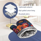 Colourful Flowers Potholders & Oven Mitts Sets Spring Floral Silicone Heat - Image 5
