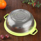 HiramWare Stainless Steel Colander - Image 4
