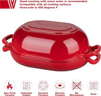 VORRINGARD Enameled Cast Iron Sourdough Bread Oven, Dutch Oven, Loaf Cast Iron - Image 3
