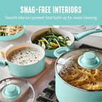 GreenLife Soft Grip 16 Piece Cookware Set, Non-Toxic PFAS-Free Ceramic Nonstick - Image 3