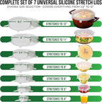 Reusable Silicone Stretch Lids for Food Storage in Fridge - Image 2