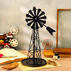 Vesici Windmill Paper Towel Holder Western Farmhouse Standing Paper Towel Roll - Image 2