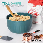 COOK WITH COLOR 4pc Plastic Mixing Bowl Set with Lids - Image 3