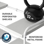 Simple Houseware Under Sink 2 Tier Expandable Heavy Duty Metal Shelf Organizer - Image 6