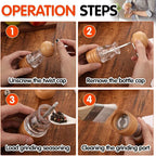 Salt and Pepper Grinder Set, Refillable and Adjustable Grinder - Image 7