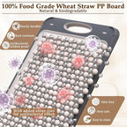 GUANCI Cutting Board for Kitchen Double Sided 304 Stainless Steel Chopping - Image 4