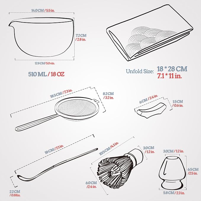 TEANAGOO Matcha Whisk Set, Matcha Kit - Image 9