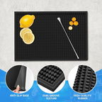 ZJWZLG Bar Mat - Premium 18"X12" Rubber Bar Mats - Image 3
