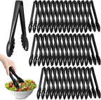 40 Pack Plastic Tongs for Serving, Heavy Duty Scalloped Serving Utensil Tongs by YIMITEE