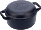 Victoria 6-Quart Cast Iron Combo Cooker, Combination Dutch Oven and Skillet by VictoriaCastIron
