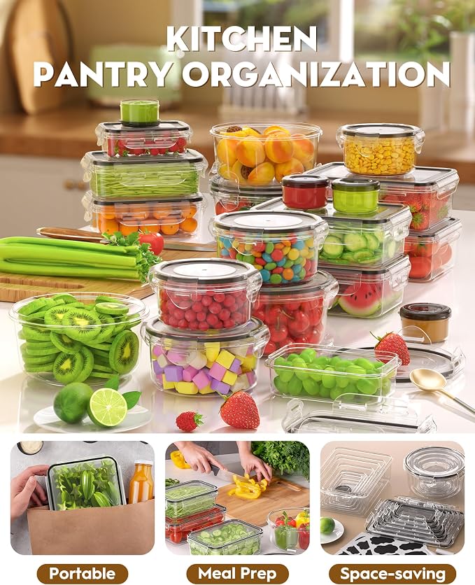 40 PCS Food Storage Containers - Image 7