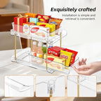 LAREKUN4pack 2-Tier Organizer & Storage Unit Stackable Bathroom Cabinet - Image 6