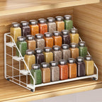 Spice Rack Organizer for Cabinet, 4 Tiered Spice Rack Organizer, Tiered by GIGIFTREE