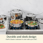 Cuisinart 7-Piece Stainless Steel Pots and Pans Set, Cookware Set Compatible - Image 2