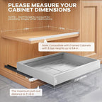 Seinloes 2Pack Expandable Pull Out Cabinet Organizer 21"Deep - Image 4