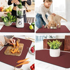WISELIFE Dish Drying Mat Super Absorbent Drying Mat Large Dish Drying Mats - Image 6