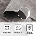 OUNLEN Chef Apron for Men Women Canvas Aprons - Image 4