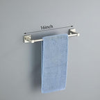 Brushed Nickel Bathroom Hardware Set 4 Pieces, Towel Bar Set Stainless Steel - Image 2