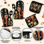 Fourluoo 10 Pcs Farmhouse Kitchen Decor and Accessories Set 4 Kitchen Towels 2 - Image 5