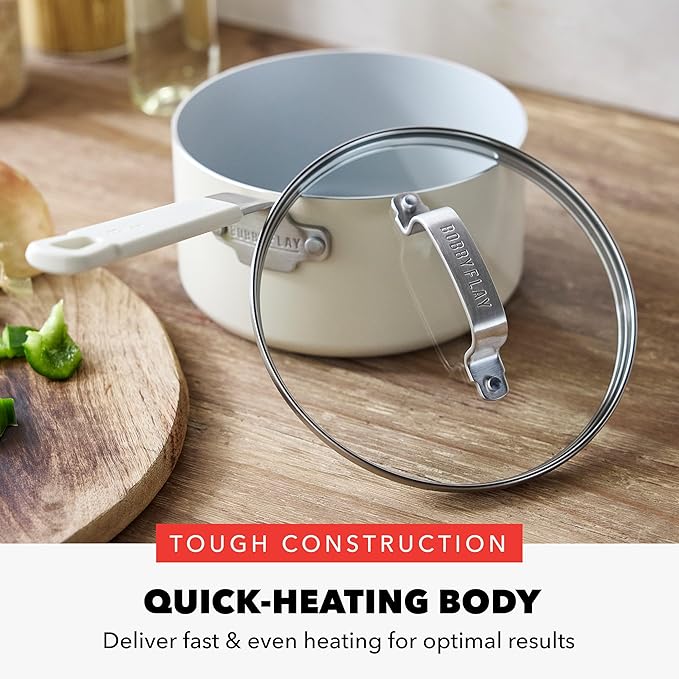 GreenPan x Bobby Flay 1.67QT Nonstick Saucepan - Image 3